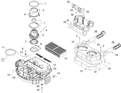 KÄRCHER Professional Ersatzteile Sauger NT 75/2 Tact² Me Tc EU 1.667-233.0 Saugturbine