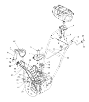 KÄRCHER Professional Ersatzteile Schneefraesen STH 8.66 W  Auswurfschacht 1.335-201.0