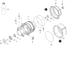 KÄRCHER Ersatzteile Hochdruckreiniger K6.250 / K6.260 WCM (5.971-334.0) 1.167-123.0-BA Motor