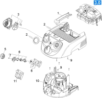 KÄRCHER Ersatzteile Nasstrockensauger WD 7.800 Ecologic *EU-II 1.347-540.0 Haube