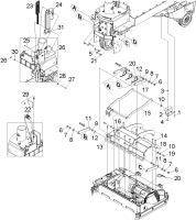 KÄRCHER Professional Ersatzteile Bodenreiniger BR 55/40 RS Bp 1.006-132.0 Bodenkopf Befestigung