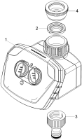 KÄRCHER Ersatzteile Bewässerungssystem Bewaesserungsautomat WT 4 2.645-174.0 Einzelteile
