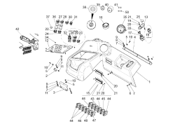 KÄRCHER Professional Ersatzteile Kehrmaschinen KM 150/500 R De  Cockpit 9.398-189.0