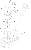 KÄRCHER Professional Ersatzteile Bodenreiniger BDS 43/180C 1.291-231.0 Motor