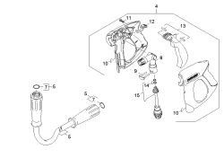 KÄRCHER Professional Ersatzteile Hochdruckreiniger Heisswasser HDS 4.5/22 -4M Ea 1.071-409.0 Handspritzpistole