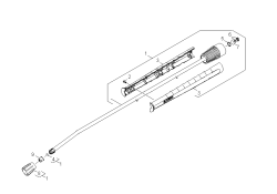 KÄRCHER Professional Ersatzteile Hochdruckreiniger Heisswasser HDS 4.5/22 -4M Ea 1.071-409.0 Strahlrohr