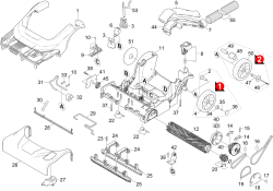 KÄRCHER Professional Ersatzteile Bodenreiniger BR 30/4 C Bp Pack 1.783-215.0 Buerstenkopf