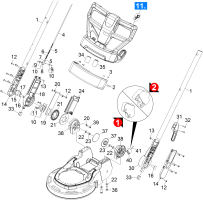 KÄRCHER Professional Ersatzteile Bodenreiniger BDS 33/180 C Adv 1.291-220.0 Griff Verstellung