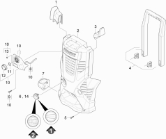 KÄRCHER Ersatzteile Hochdruckreiniger K 7.560 T400 *EU 1.168-400.0-A Gehaeuse vorne