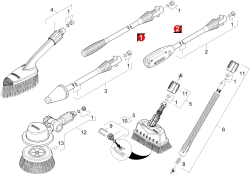 KÄRCHER Ersatzteile Hochdruckreiniger K 2.200 Balcony WB *EU 1.671-803.0-B Strahlrohr