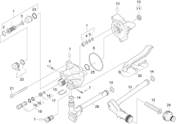 KÄRCHER Ersatzteile Hochdruckreiniger K 7 PREMIUM ECO!OGIC *EU 1.168-173.0-A Zylinderkopf