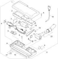 KÄRCHER Professional Ersatzteile Sauger ABS ESB 280 2.642-746.0 Buerstenkopf