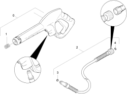KÄRCHER Ersatzteile Hochdruckreiniger K 2.27 dir 1.601-178.0-B Handspritzpistole