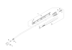 KÄRCHER Professional Ersatzteile Hochdruckreiniger Heisswasser HDS -E 8/16-4 M 36kW  EU-I 1.030-254.0 Strahlrohr