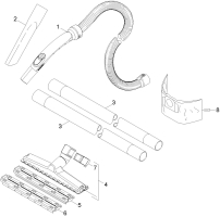 KÄRCHER Ersatzteile Nasstrockensauger WD 3.800 M Ecologic *EU-II 1.629-701.0 Zubehoer