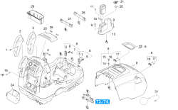 KÄRCHER Professional Ersatzteile Hochdruckreiniger Heisswasser HDS 11/18-4S Basic EU-I 1.071-611.0 Gehaeuse Oberteil