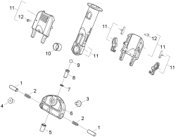KÄRCHER Professional Ersatzteile Kehrmaschinen EB 30/1 1.545-129.0 Verriegelung komplett 1.545-104.0