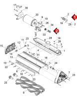 KÄRCHER Professional Ersatzteile Sauger CV 60/2 RS Bp Pack 1.011-028.0 Motor und Buersten