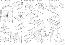 KÄRCHER Professional Ersatzteile Kehrmaschinen KM 130/300 R Lpg  Hydraulik-Schema 9.398-823.0
