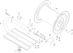 KÄRCHER Professional Ersatzteile Hochdruckreiniger Kaltwasser Schlauchtrommel 2.440-005.0 Schlauchtrommel 2.440-005.0