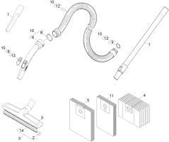 KÄRCHER Professional Ersatzteile Sauger T 10/1 Adv EU 1.527-126.0 Zubehoer