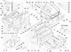 KÄRCHER Professional Ersatzteile Kehrmaschinen KM 150/500 R Bp Pack  Rumpfgeraet Stossfaenger 1.186-130.0