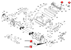 KÄRCHER Professional Ersatzteile Bodenreiniger Chariot CS26 Entire Family BOM 0.223-239.0 Bodenkopf R 65 S