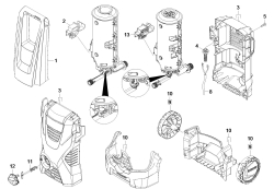 KÄRCHER Ersatzteile Hochdruckreiniger ETL K2 *EU (CORE) (5.971-758.0) 1.673-228.0-AA Gehaeuse