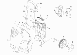 KÄRCHER Professional Ersatzteile Hochdruckreiniger Kaltwasser HD 6/13 CX Plus EU 1.514-650.0 Gehaeuse