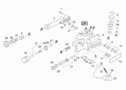 KÄRCHER Professional Ersatzteile Hochdruckreiniger Kaltwasser HD 5/15 CX Plus EU 1.514-139.0 Zylinderkopf