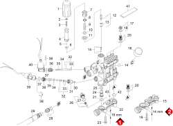 KÄRCHER Professional Ersatzteile Hochdruckreiniger Heisswasser HDS 6/14 C EU 1.169-200.0 Zylinderkopf