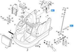 KÄRCHER Professional Ersatzteile Bodenreiniger B 90 R (ROLL) 9.398-439.0 Frischwassertank