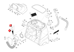 KÄRCHER Professional Ersatzteile Bodenreiniger B 90 R (ROLL) 9.398-439.0 Schmutzwassertank