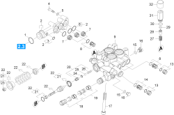 KÄRCHER Professional Ersatzteile Hochdruckreiniger Kaltwasser HD 7/17-4 Cage EU-I 1.524-214.0 Zylinderkopf