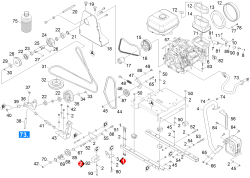 KÄRCHER Professional Ersatzteile Kehrmaschinen KM 90/60 R Lpg Adv  Traeger Motor 1.047-304.0