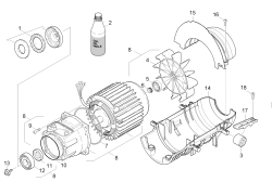 KÄRCHER Professional Ersatzteile Hochdruckreiniger Kaltwasser HD 5/11 C Plus EU 1.520-117.0 Motor