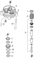 KÄRCHER Professional Ersatzteile Hochdruckreiniger Kaltwasser HD 6/12-4 C PLUS EU 1.150-901.0 Geradschubfuehrung