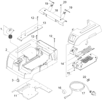 KÄRCHER Professional Ersatzteile Sauger NT 14/1 Ap Adv EU 1.510-126.0 Haube Einzelteile