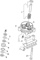 KÄRCHER Professional Ersatzteile Hochdruckreiniger Kaltwasser HD 6/15 CX Plus EU 1.150-914.0 Geradschubfuehrung