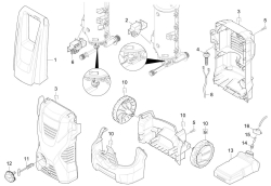 KÄRCHER Ersatzteile Hochdruckreiniger K 2 Premium Car & Home *EU 1.673-304.0-A Gehaeuse