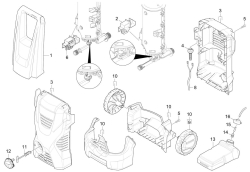 KÄRCHER Ersatzteile Hochdruckreiniger K 2 PREMIUM HOME *EU 1.673-300.0-A Gehaeuse