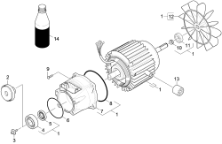 KÄRCHER Professional Ersatzteile Hochdruckreiniger Heisswasser HDS 5/11 U Plus EU 1.064-045.0 Motor