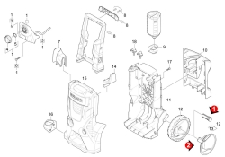 KÄRCHER Ersatzteile Hochdruckreiniger K 4 Premium Home *EU 1.180-315.0-A Gehaeuse