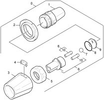 KÄRCHER Professional Ersatzteile Hochdruckreiniger Kaltwasser HD 10/25-4 S Plus EU-I 1.286-200.0 Dreifachduese