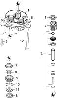 KÄRCHER Professional Ersatzteile Hochdruckreiniger Kaltwasser HD 6/12-4 CX Plus EU 1.150-902.0 Geradschubfuehrung