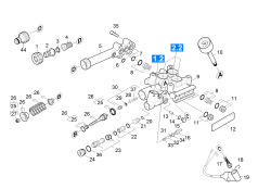 KÄRCHER Professional Ersatzteile Hochdruckreiniger Kaltwasser HD 7/18 CX EU-II 1.151-650.0 Zylinderkopf