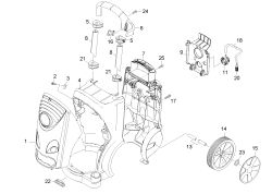 KÄRCHER Professional Ersatzteile Hochdruckreiniger Kaltwasser HD 7/18 CX EU-II 1.151-650.0 Gehaeuse