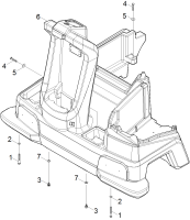 KÄRCHER Professional Ersatzteile Kehrmaschinen KM 105 0 Frontteil KM 105_1xx