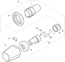 KÄRCHER Professional Ersatzteile Hochdruckreiniger Kaltwasser HD 3.0/20-4 M Ea 1.524-126.0 Dreifachduese