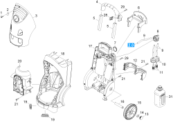 KÄRCHER Professional Ersatzteile Hochdruckreiniger Kaltwasser HD 9/20-4 M EU-I 1.524-400.0 Gehaeuse